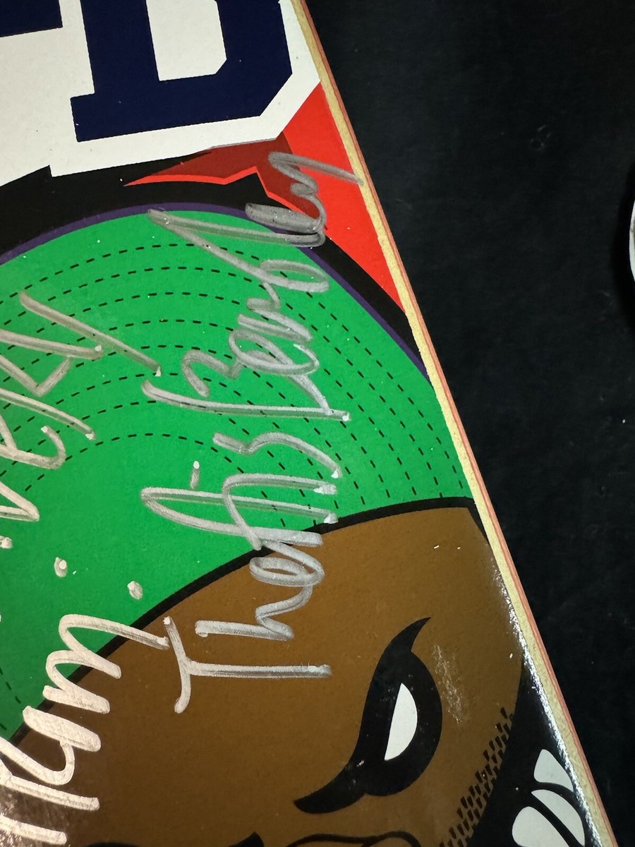 RARE SIGNED Theotis Beasley Not Sticker Sponsors Baker Skateboard
