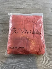 R.Vivimos Womens Summer Dress Cotton Sleeveless Halter Layered Ruffles Casual  L