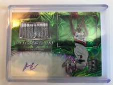 2016-17 Panini Spectra Green Locked In Allen Crabbe Jersey Auto #d/25 #58