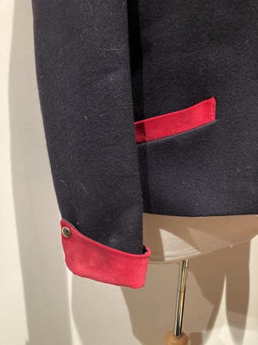 Superb Showing Selection Ladies Navy Lead Rein Jacket Size 12 Matching Hat - Picture 4 of 11