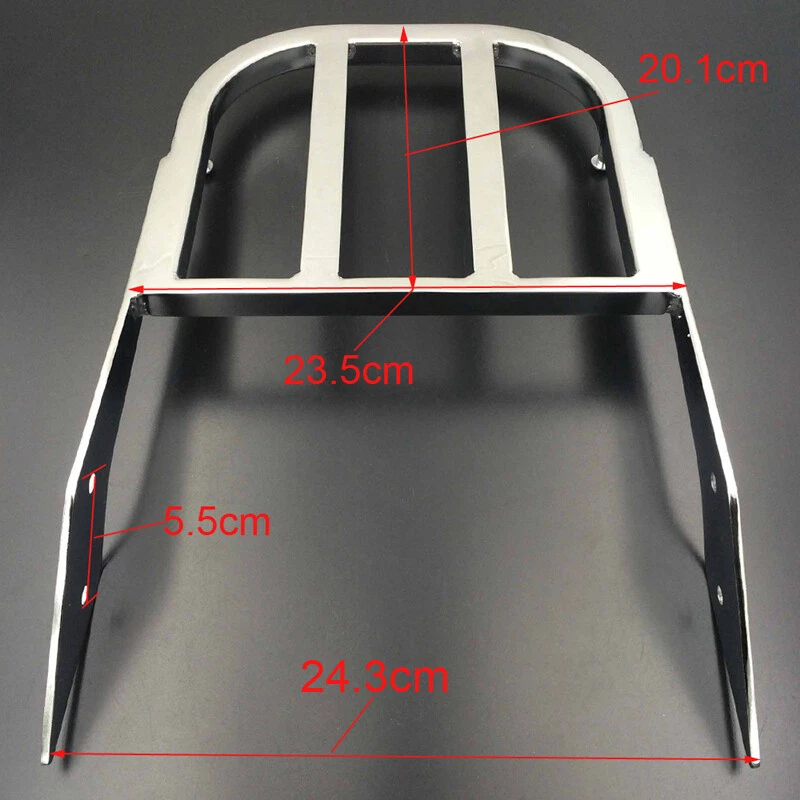 Portaequipajes trasero barra Sissy respaldo moto para Yamaha V-Star 1100 2000-2009 Foto 2 de 4