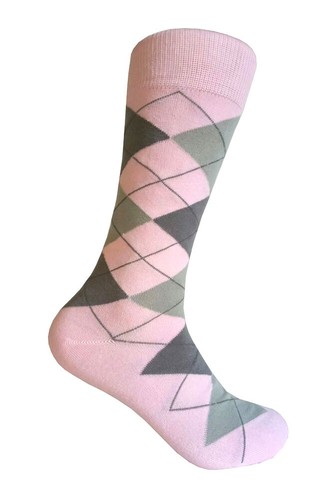 Calcetines de vestir rosa claro para hombre - Imagen 7 de 9