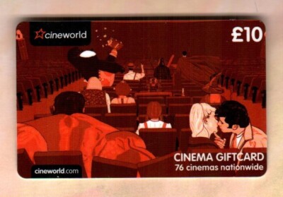 CINEWORLD ( UK ) Hulk Shrek Darth Vader at the Cinema ( 2010 ) Gift Card ( $0 )