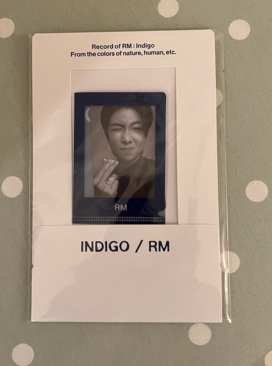 Namjoon RM Indigo Weverse Global Photocard, Cardholder, frame