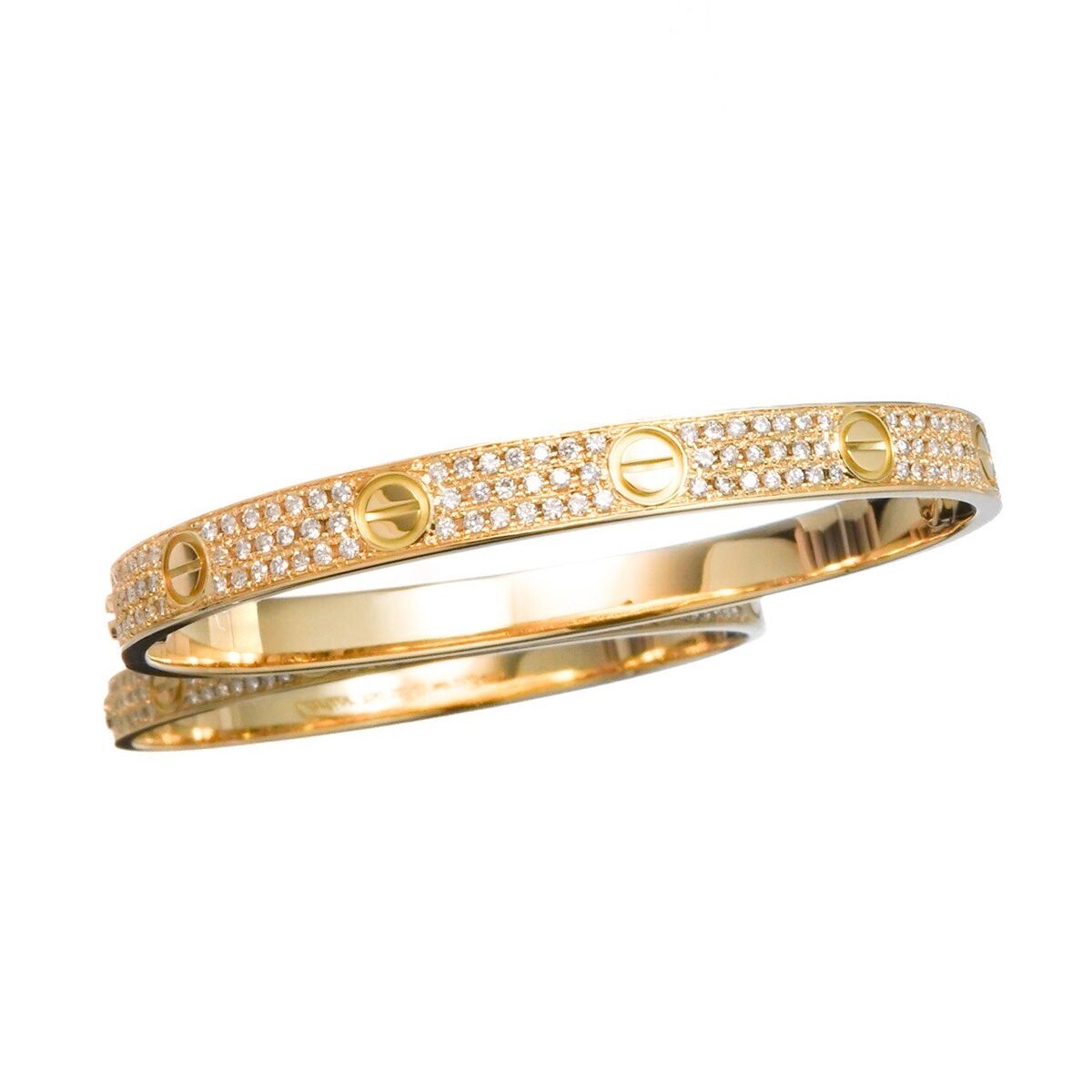 CARTIER Love Bracelet #18 New mode YG Diamond 18 mens CARTIER Love Bracelet #18 New mode YG Diamond 18 mens