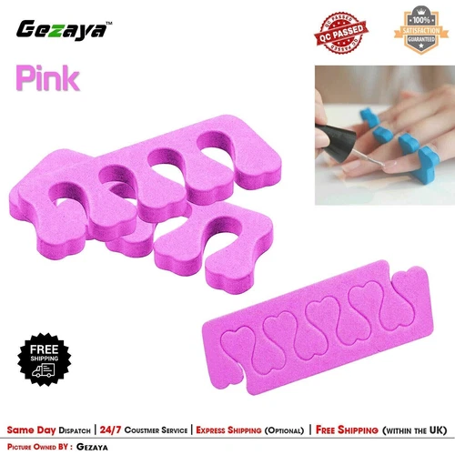 Manicure Pedicure Tools Soft Foam Toe Separators Nail Colour For Fingers Divider