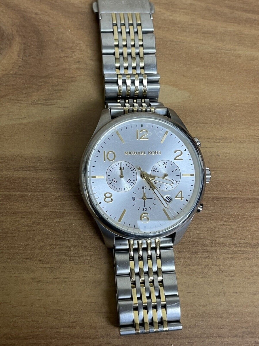 Michael Kors Two Tone Metal Quartz MK8660 Quartz Men's Watch