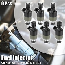 6pcs 17113175 Fuel Injector For Chevy Camaro 3.4l For Pontiac Firebird 1993-1995