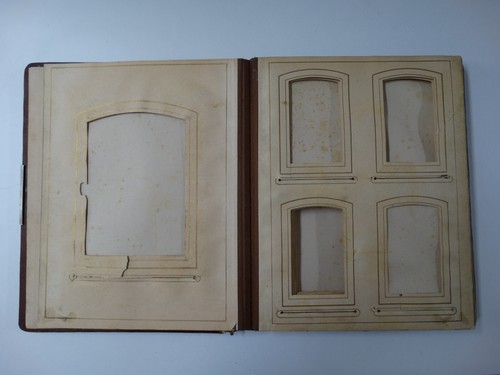 Historisches Fotoalbum aus der Kaiserzeit für 48 CDV und 6 Kabinettfotos - Picture 7 of 9
