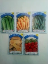 Carrot, Radish,Dark Green Zucchini, Cucumber & Butternut squash- American Seed 