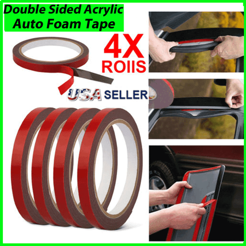 4x Auto Tape Acrylic Foam Double Sided Mounting Adhesive 3m X 10mm Truck Car New Ebay 4x Auto Tape Acrylic Foam Double Sided Mounting Adhesive 3m X 10mm Truck Car New Ebay