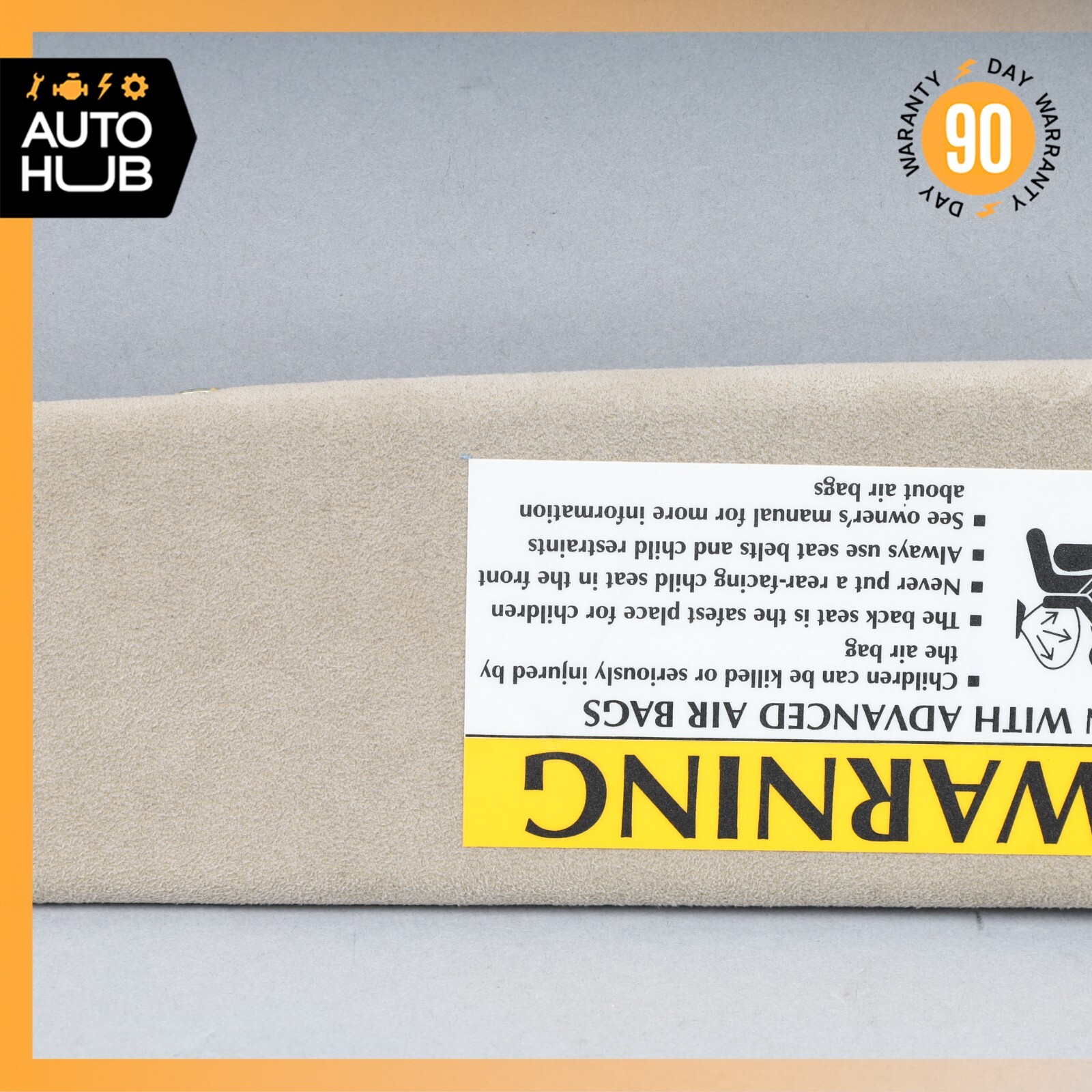 10-19 Aston Martin Rapide Right Side Sunvisor Sun Visor Suede OEM 11k MILES