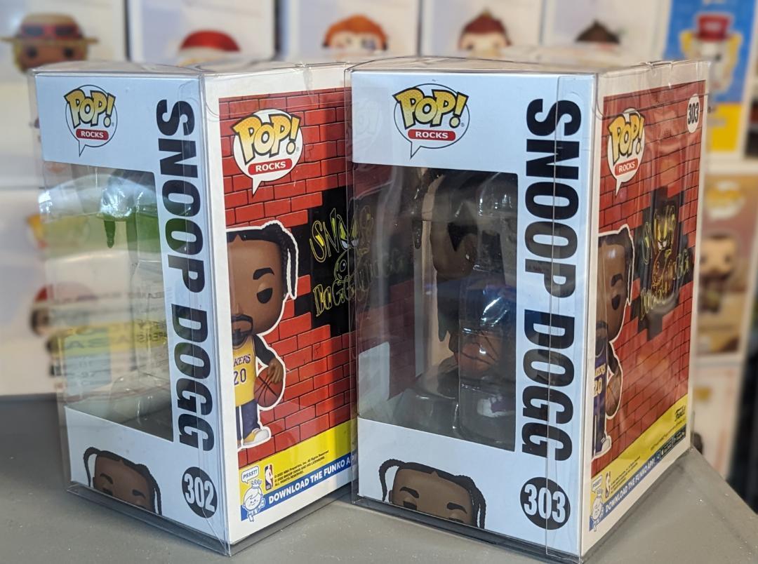 Funko Snoop Dog Lakers jerseys set