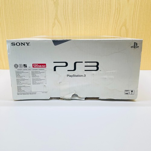 Sony Console Playstation 3 PS3 Slim Nera 120Gb Scatola Controller Originale Cavi - Imagen 6 de 24