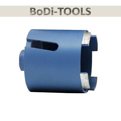 BoDi-TOOLS Couronne de forage diamantée turbo avec emmanchement 1 1/4, foret à carotter humide