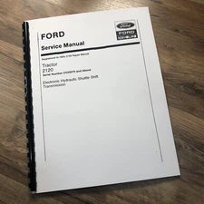 Ford New Holland 2120 Tractor Shuttle Shift Transmission Service Manual Repair