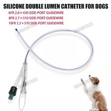 Pet balloon Urethral Catheter With guide wireSilicone Urethral Foley Catheters
