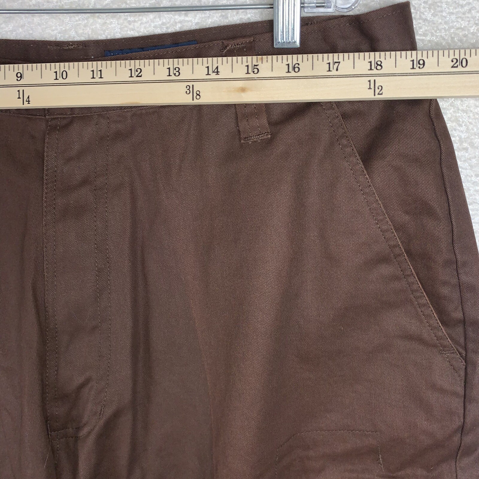 Ralph Lauren Men's Cargo Shorts Brown Size 37 Baggy F… Gem