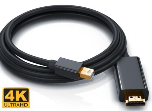Mini DisplayPort zu HDMI, Mini DP zu HDMI, 1m Adapterkabel für Apple Mac, PC - Bild 1 von 8