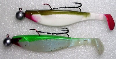 NUOVO 2024 PROREX V-Marley Pelagic Shad 21 Cm #1/0 80 G Esca In Gomma Pesce Di Gomma Luccio EUR - Foto 13