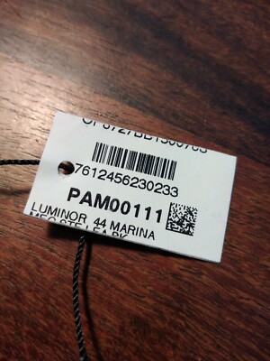 OFFICINE PANERAI Tag HANGTAG SIGILLO Seal Label Watch Luminor Marina PAM00111