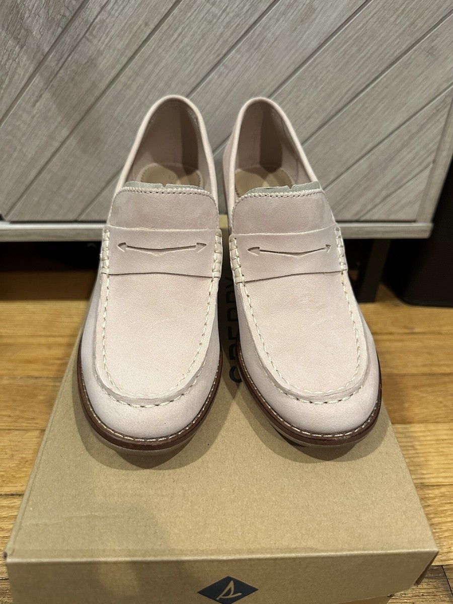 Sperry Penny Heel Rose Suede Loafer | eBay display picture 2