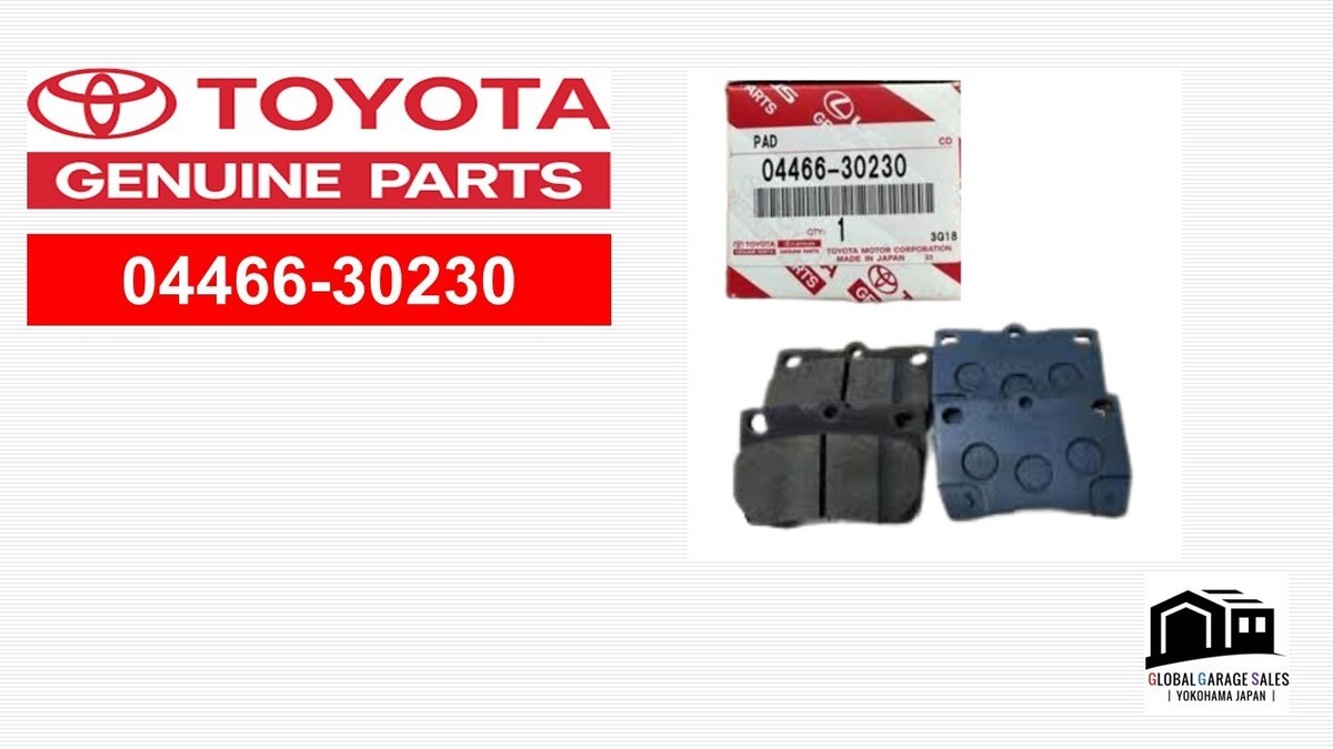 ゴロゴロ13 Toyota OEM 04466-30230 PAD KIT, DISC BRAKE, REAR CROW