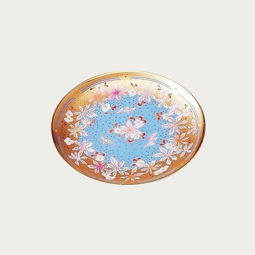 ［Noritake] Japanese flowers Collection cake plate（楓 maple） - Afbeelding 1 van 4