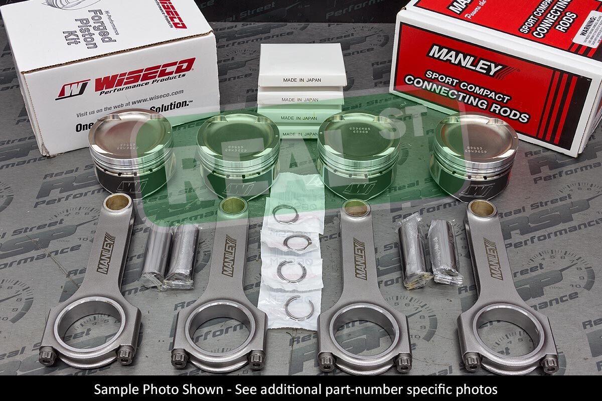 Wiseco Pistons Manley Rods VTEC B18A B18B B20B B20Z with B16A Head 84mm
