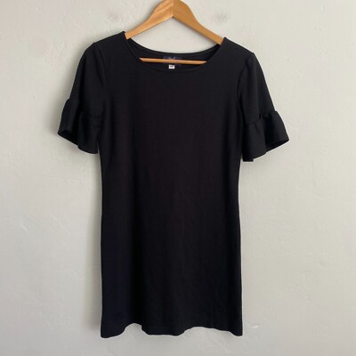 Sailor Sailor Shift Mini Dress Women Size XS Black Stretch Short