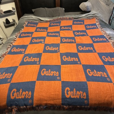 Florida Gators Home Field Woven Tapestry Throw Blanket 2006