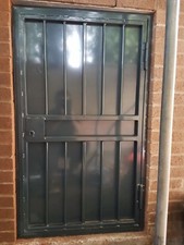 Security Gate, Framed Gate, Sheeted Gate BackYard Gate, Metal Door Key Lock.