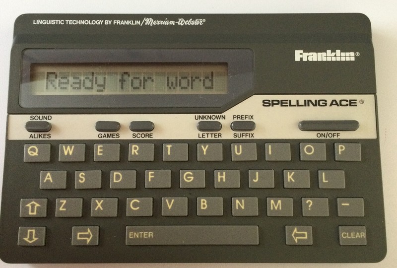 Franklin Spelling Ace SA-98A English Spell Checker Merriam-Webster