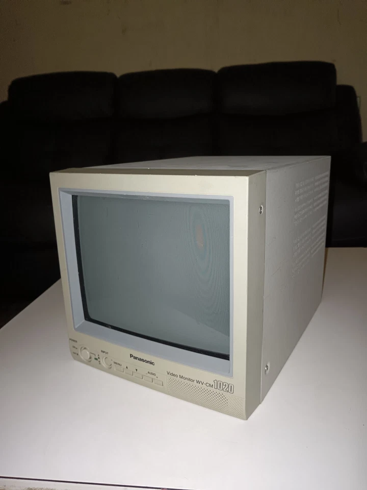 Used Panasonic Video Monitor WV-CM1020 Professional CCTV CRT   - Image 3 of 4