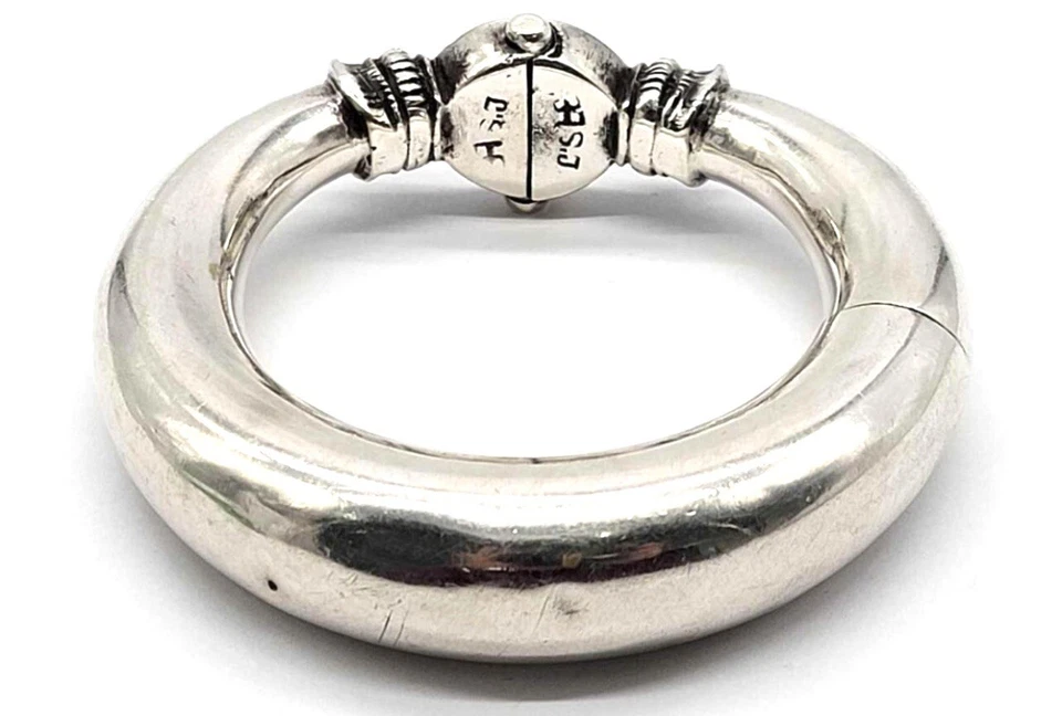 复古纯银手镯 95.42 部落克拉贾斯坦邦印度 Apaa — 第 2/4 张图片