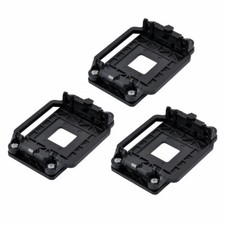 Plastic AMD CPU Fan Stand Bracket Holder Base Black 3pcs for AM2 AM3 AM2 AM3