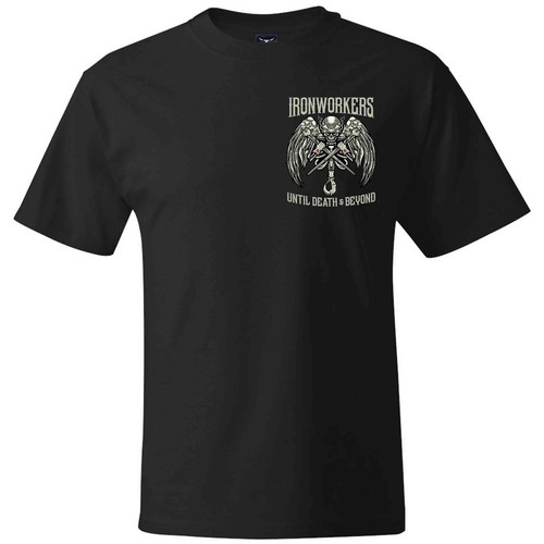IRONWORKER T-SHIRT | WELDER T-SHIRT| BLUE COLLAR T-SHIRT| IRONWORKER GEAR | - Picture 2 of 2