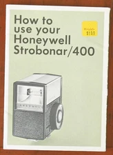 HONEYWELL STROBONAR 400 INSTRUCTION BOOK/18820