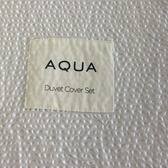 JUEGO FUNDA NÓRDICA AQUA SEERSUCKER Foto 3 de 4