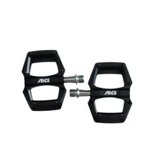 MCS ALUMINUM MINI 9/16" PLATFORM PEDALS NEW BLACK