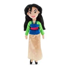 NEW Official Disney Store Princess Mulan 18" Soft Plush Stuffed Doll Toy NWT