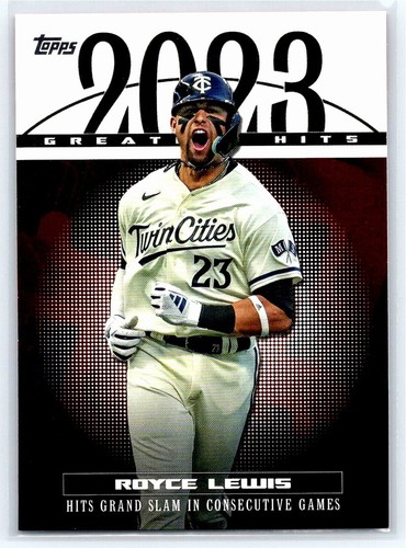 Royce Lewis 2023 Greatest Hits 2024 Topps #23GH-23 Minnesota Twins