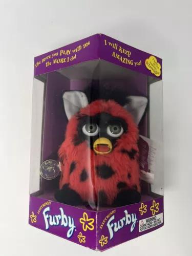 VTG 1999 Tiger Electronic Furby Ladybug 70-800 Green Eyes NIB SEALED As Is