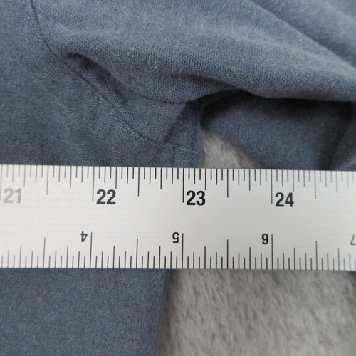 Camicia LL Bean Shacket uomo L blu cotone bottoni pesante utility abbigliamento da lavoro - Foto 14 di 18