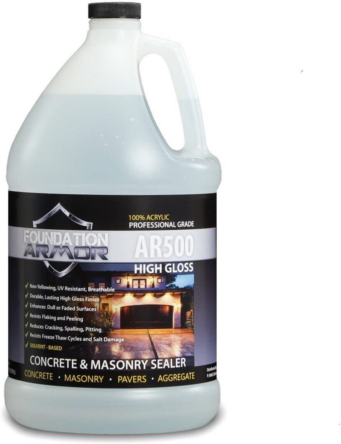 NEW Armor Solvent Based High Gloss Acrylic Concrete Driveway Sealer