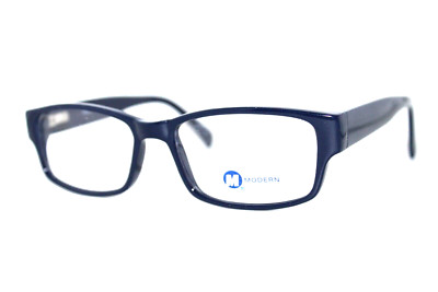 NEW MODERN OPTICAL SLICK NAVY AUTHENTIC EYEGLASSES FRAMES 51-17-140MM