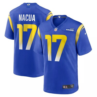 Puka Nacua YOUTH Stitched Jersey Royal