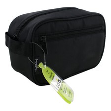 Basics Eco-Friendly Single Zippered Athletic Bag, Black, 1-Piece