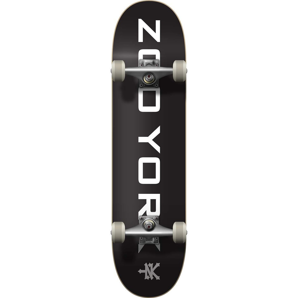 Zoo York OG 95 Logo Block Complete Skateboard -7.75 Black/White | eBay