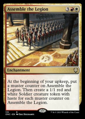 x1 Assemble the Legion R MTG Commander: Phyrexia: All Will Be One M/NM, English
